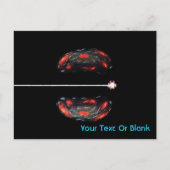 Atom spalten postkarte (Vorderseite)