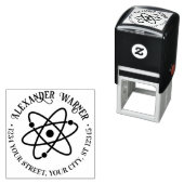 Atom Symbol #2 Name Rücksendeadresse Permastempel (Beispiel)