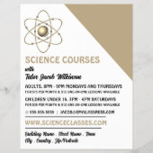 Atom Symbol, Kurswerbung Flyer (Vorne)