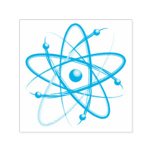 Atom Symbol Wissenschaftliche Regeln Permastempel