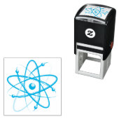 Atom Symbol | Wissenschaftliche Regeln Permastempel (Beispiel)