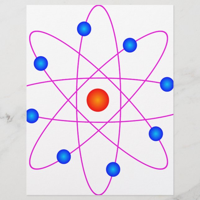 Atom Vector Clipart (Vorderseite)