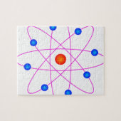 Atom Vector Clipart Puzzle (Horizontal)