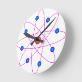 Atom Vector Clipart Runde Wanduhr (Winkel)