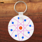 Atom Vector Clipart Schlüsselanhänger (Vorderseite)