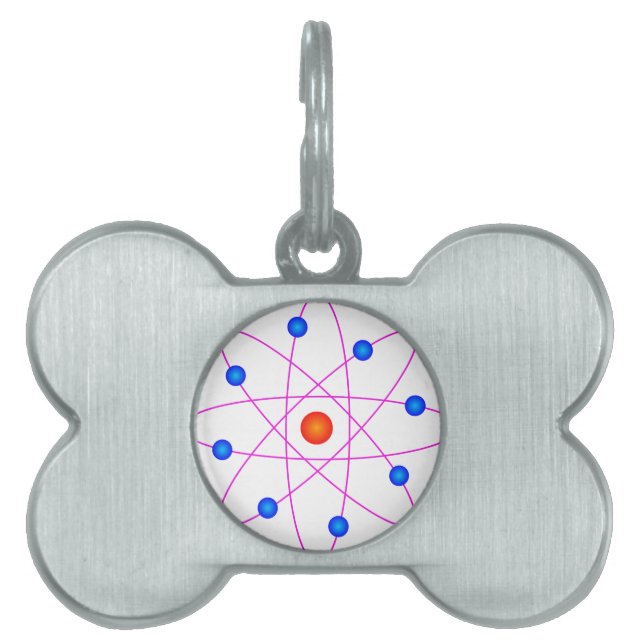Atom Vector Clipart Tiermarke (Vorderseite)