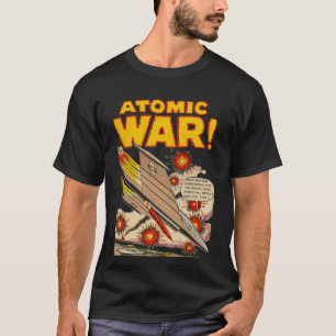Atom War #4 - Kunst des Goldenen Comic T-Shirt
