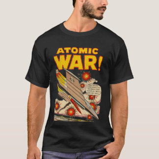 Atom War #4 - Kunst des Goldenen Comic T-Shirt