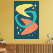 Atomalter Mitte des 7. Jahrhunderts Leinwanddruck (Insitu (Wohnzimmer))