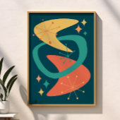 Atomalter Mitte des 7. Jahrhunderts Poster