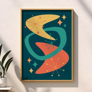 Atomalter Mitte des 7. Jahrhunderts Poster