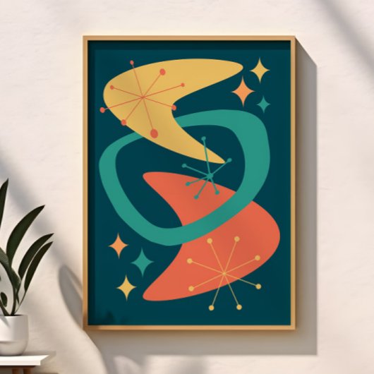 Atomalter Mitte des 7. Jahrhunderts Poster