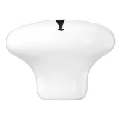 Atomalter Retro 50er Sternexplosion Single in Schw Keramikknauf (Seitenansicht)