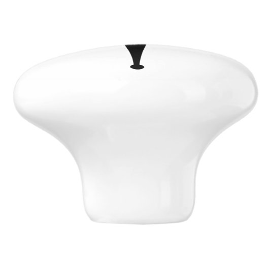 Atomalter Retro 50er Sternexplosion Single in Schw Keramikknauf (Seitenansicht)