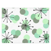 Atomalters Moleküle Minze Grün Tischdecke (Vorderseite (Horizontal))