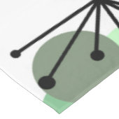 Atomalters Moleküle Minze Grün Tischdecke (Schrägansicht)