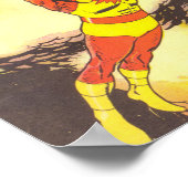Atoman Oldtimer-Comics Poster (Ecke)