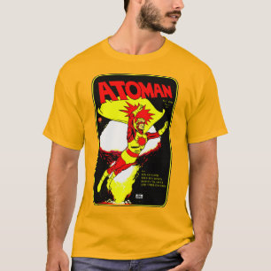 ATOMAN Retro Comic T - Shirt der 40er Jahre