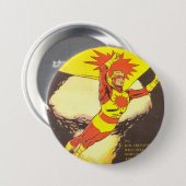 Atoman Vintage Comicen Button (Vorne & Hinten)