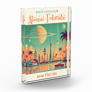 Atomar Futuristisches New Florida Fotoblock