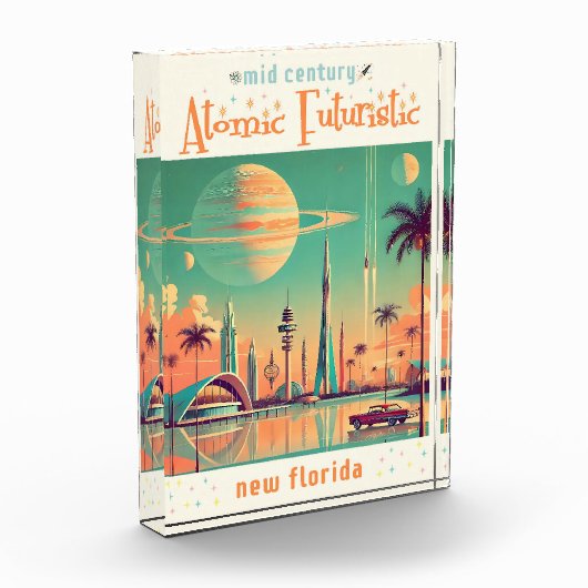 Atomar Futuristisches New Florida Fotoblock (Links)
