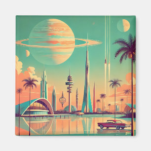 Atomar Futuristisches New Florida Magnet