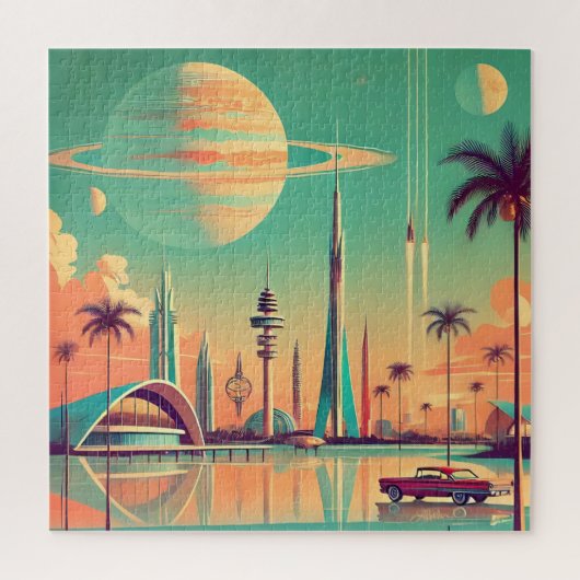 Atomar Futuristisches New Florida Puzzle (Vertikal)