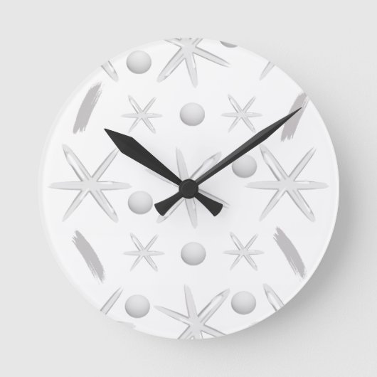 Atomar-Uhr Runde Wanduhr (Vorderseite)