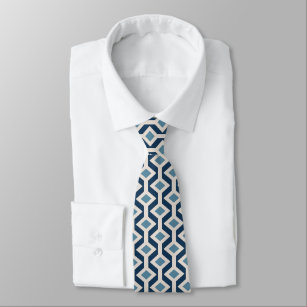 Atomära-inspiriertes geometrisches Muster Krawatte