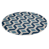 Atomära-inspiriertes geometrisches Muster Schneidebrett (Ecke)