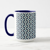 Atomära-inspiriertes geometrisches Muster Tasse (Links)