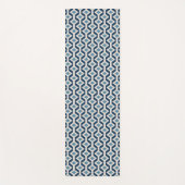 Atomära-inspiriertes geometrisches Muster Yogamatte (Vorderseite)