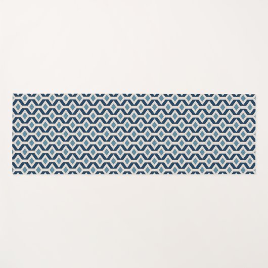 Atomära-inspiriertes geometrisches Muster Yogamatte (Vorderseite (Horizontal))