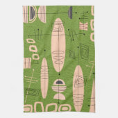 Atomära-inspiriertes Tischset #1B Geschirrtuch (Vertikal)