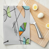 Atomära-inspiriertes Tischset #90 Handtuch (Viertel Falte)