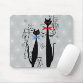 Atomära-Mitte- des Jahrhundertsmoderne coole Mousepad (Mit Mouse)