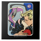 Atomarabstraktes die Kussauf wiedersehen Malerei Fliese (Vorderseite)