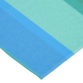 Atomaraquamarines u. Türkis Stripes Tischdecke (Schrägansicht)