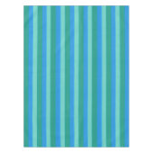 Atomaraquamarines u. Türkis Stripes Tischdecke (Vorderseite)