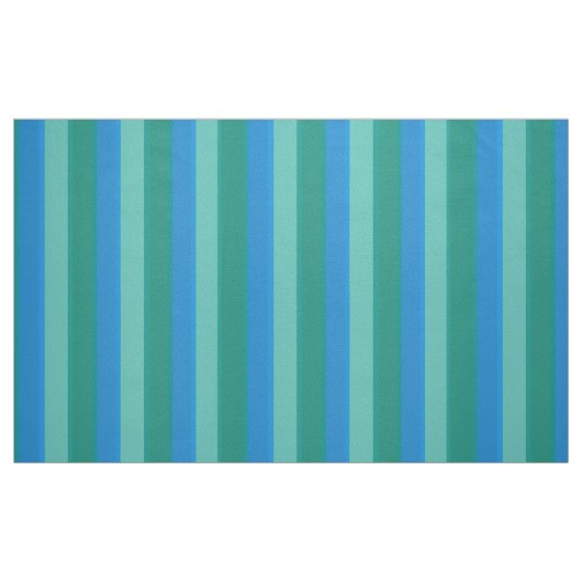 Atomaraquamarines und Türkis Stripes Stoff (Fat Quarter (45,7 x 55,9 cm))