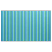 Atomaraquamarines und Türkis Stripes Stoff (Yard (91,4 cm))