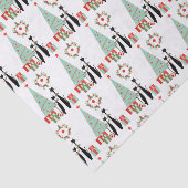 Atomare Ära MCM Coole Weihnachtsbaum Seidenpapier (Ausschnitt)