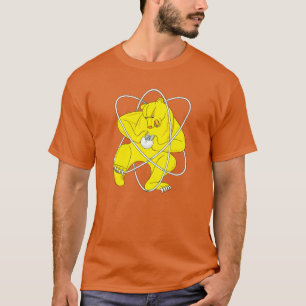 Atomare Bärenflagge der Geheimstadt Sheleznogorsk T-Shirt