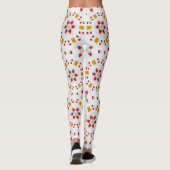Atomare Blume im Stil der Mitte des Jahrhunderts V Leggings (Rückseite)