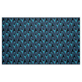 Atomare Chevron-Muster - Blau Stoff (Fat Quarter (45,7 x 55,9 cm))