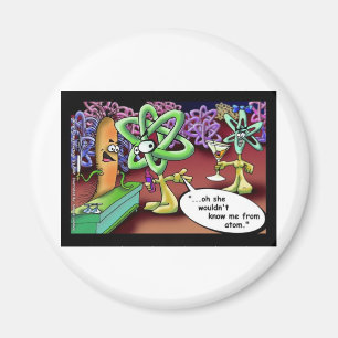 Atomare Dating Lustige Verrückte Cartoon T-Shirts  Magnet