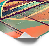 Atomare futuristische neue Florida Poster (Ecke)