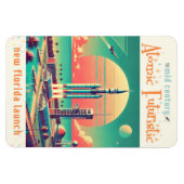 Atomare futuristische neue Startrampe in Florida Magnet (Horizontal)