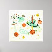 Atomare Katzen ©studioxtin Leinwanddruck (Vorderseite)