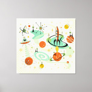 Atomare Katzen ©studioxtin Leinwanddruck